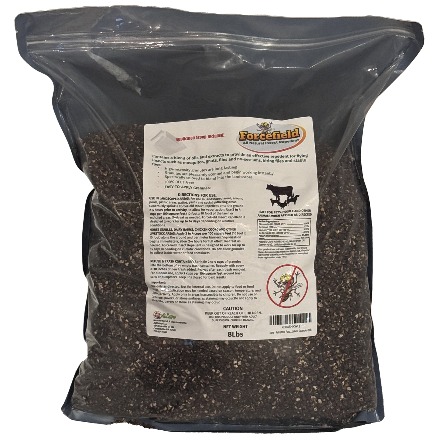 Forcefield All Natural Insect Repellent 8lbs.