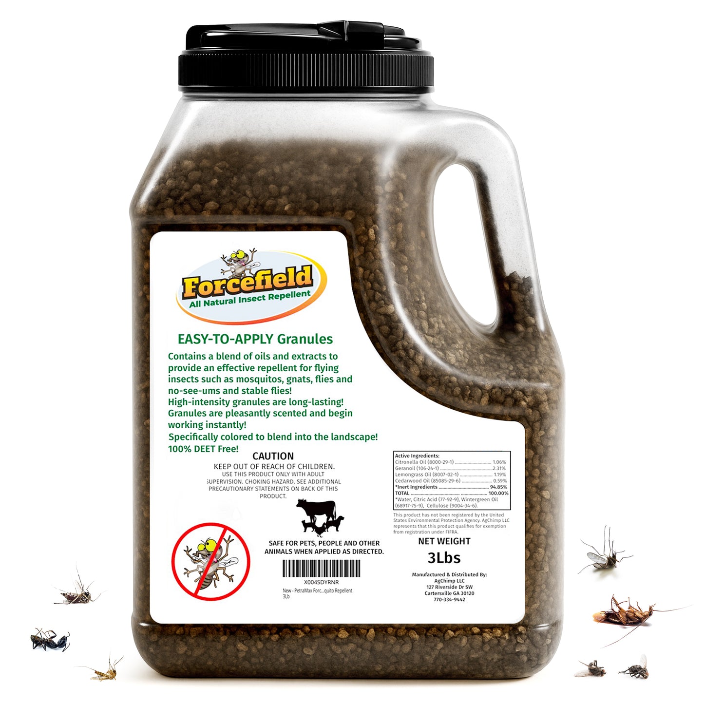 Forcefield All Natural Insect Repellent 3lbs.